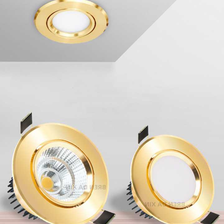 Opinie Lampka sufitowa LED ściemnialna Złoty AC90V-260V 5W-20W, kry… sklep online