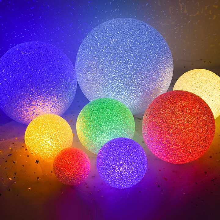 Tanio Luminous lampa kula ciąg dekoracyjne światła w ręku kolorowe…