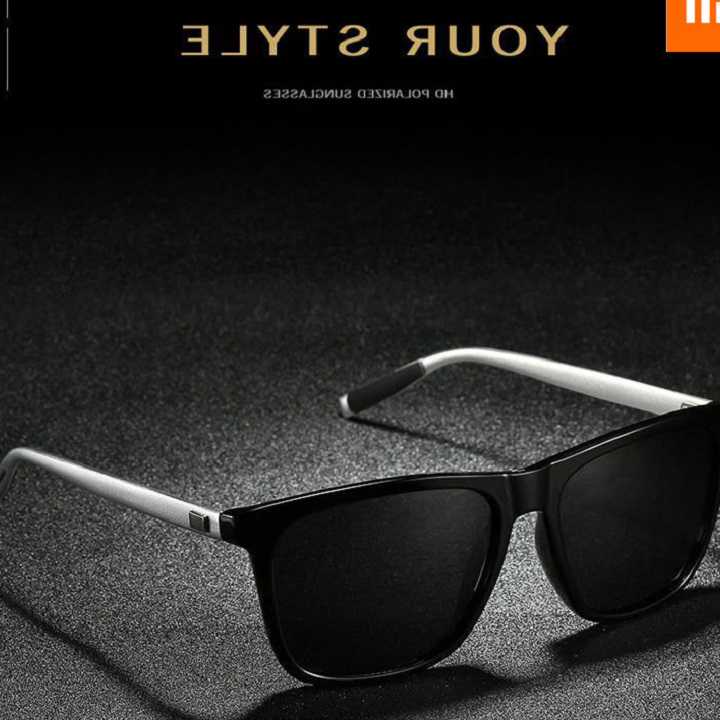 Tanio Xiaomi retro prosta okulary przeciwsłoneczne męskie spolaryz…