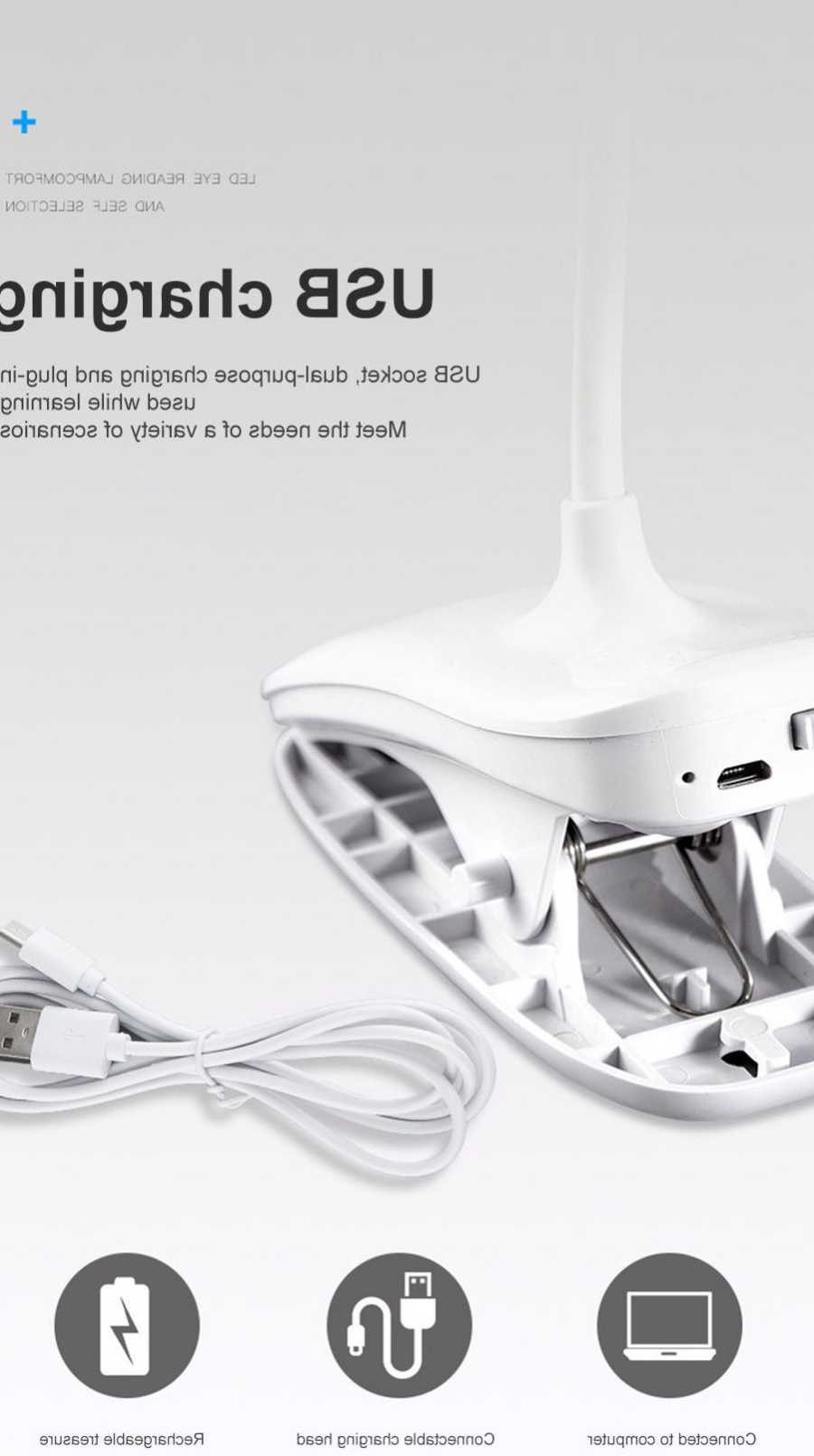 XIAOMI USB Multifunction Led Clamp Desk Lamp Flexible Goosen…