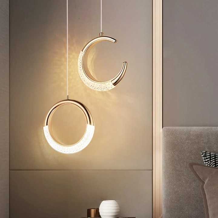Tanio Wisiorek LED Lights - nowoczesna dekoracja do sypialni, jada… sklep