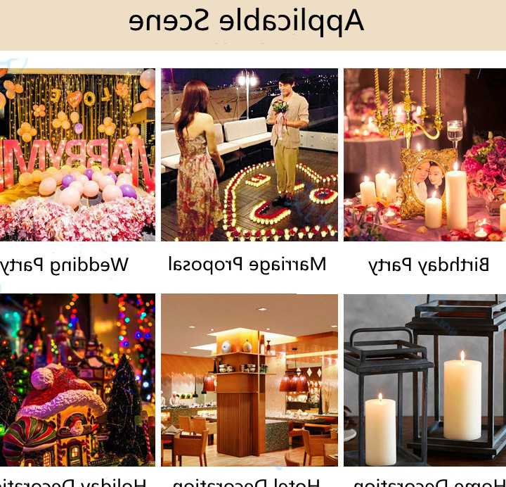 Tanio Dekoracja światło świec LED wakacje urodziny ślub atmosfera … sklep