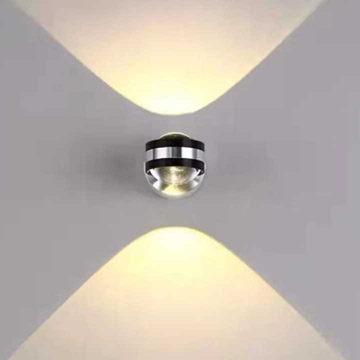 Tanio Kryształowa naścienna LED lampa nowoczesny Hotel dekoracji ś… sklep