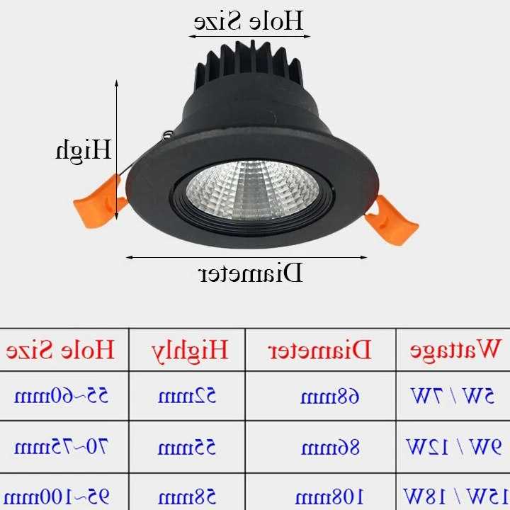 Tanio Możliwość przyciemniania wpuszczana okrągła lampka LED Downl… sklep