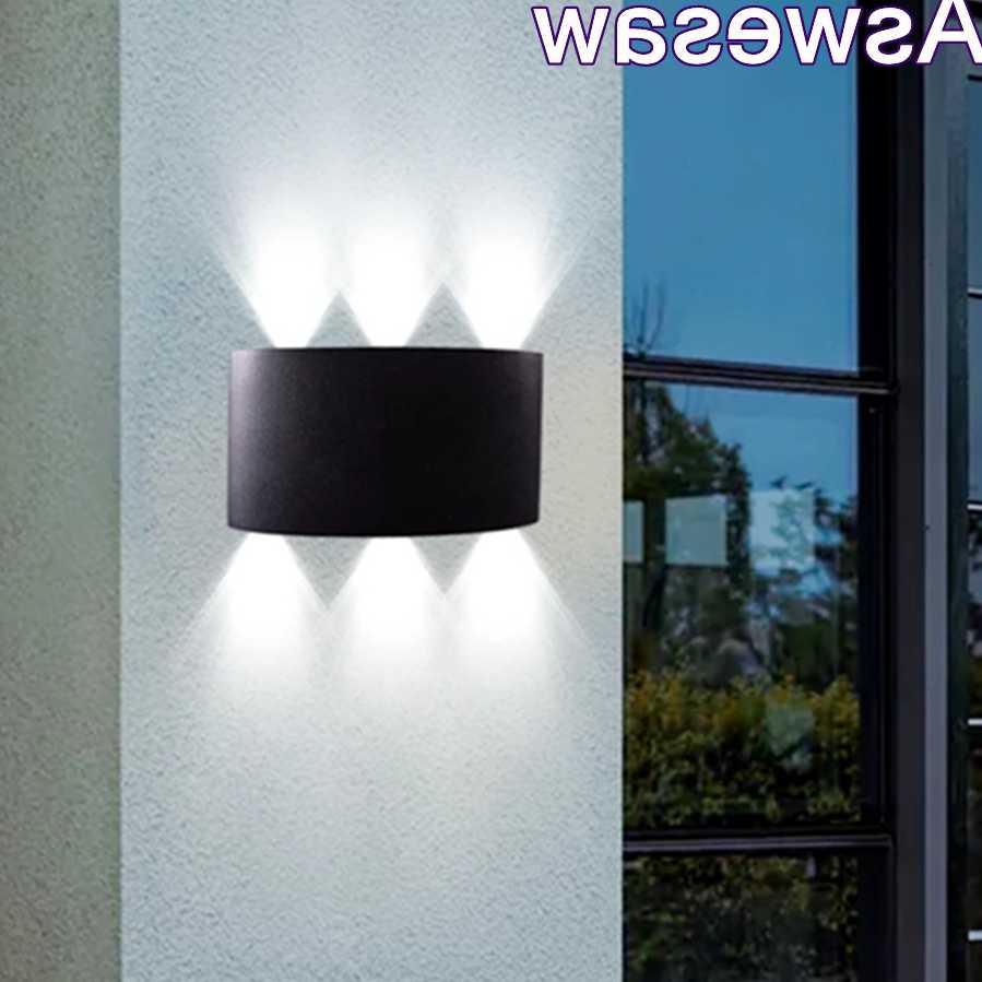Tanio 2W 4W 6W 8W oświetlenie naścienne LED na zewnątrz wodoodporn… sklep