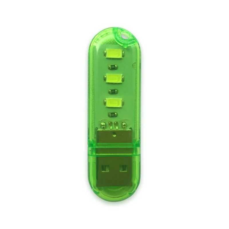 Tanio LED Mini lampka nocna USB przenośna lampa U Disk 3leds lampy… sklep