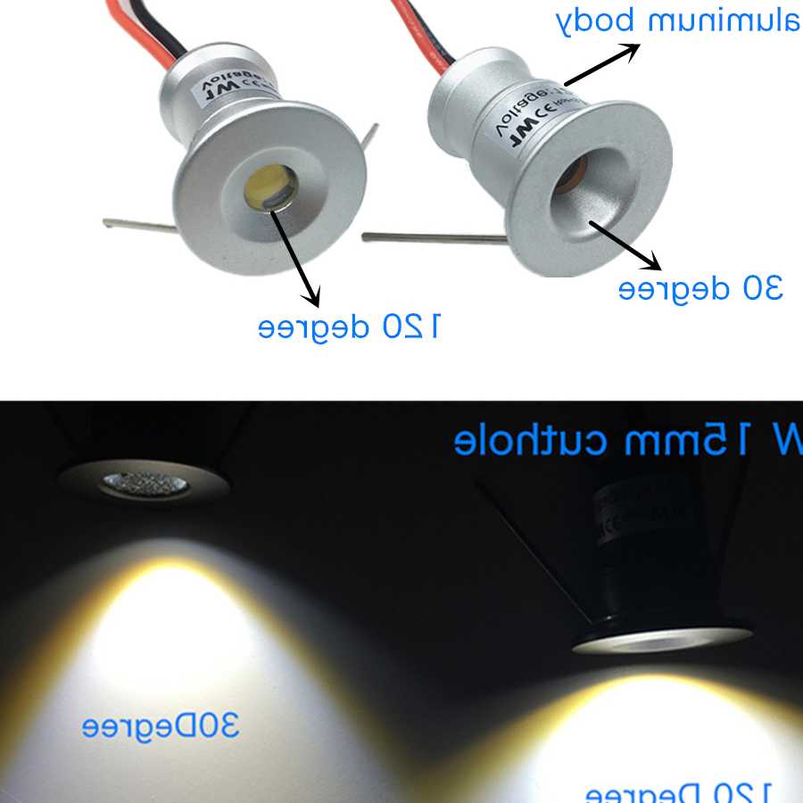 Tanio Mini LED Downlight 1W 12V - wpuszczane sufitowe światło do k… sklep