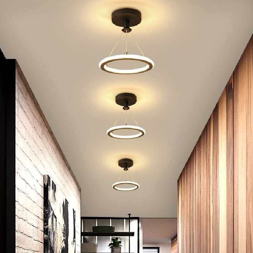 Tanio Czarne złoto LED nowoczesne żyrandole lampy do salonu jadaln… sklep