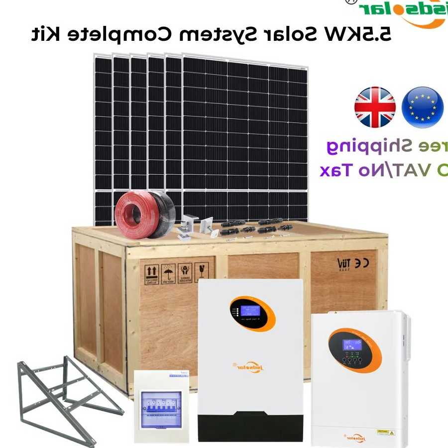 Tanio Jsdsolar 5.5KW domowy System zasilania energią słoneczną peł… sklep