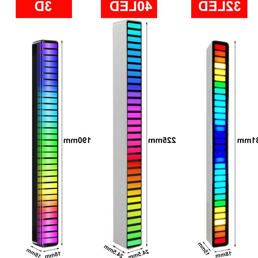 Tanio Listwy RGB LED światła muzyczny kontroli odbioru rytm otocze… sklep