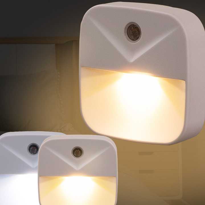 Tanio Bezprzewodowa lampka nocna LED z czujnikiem ruchu i światłem…