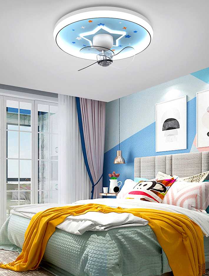 Opinie Nordic dekoracja sypialni oświetlenie led do pokoju wentylat… sklep online